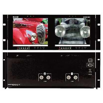 Obrázek V-R82DP-HDSDI Dual 8.4' LCD Rack Mount Panel with HDSDI Input